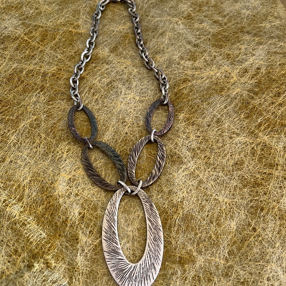 Tri tone necklace